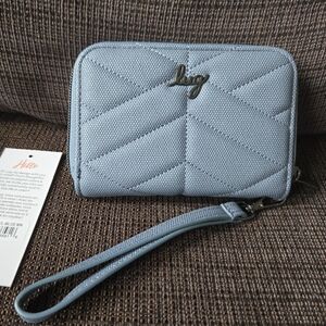 NWOT Lug Matte Luxe Rodeo 2 wallet in Blue Moon